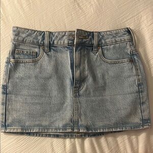 PacSun Blue Mini Skirt Casual Denim